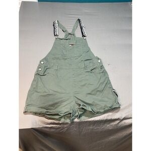 TOMMY HILFIGER‎ DENIM Women's Short Overalls /Shortalls - Size 18 - Sage Green